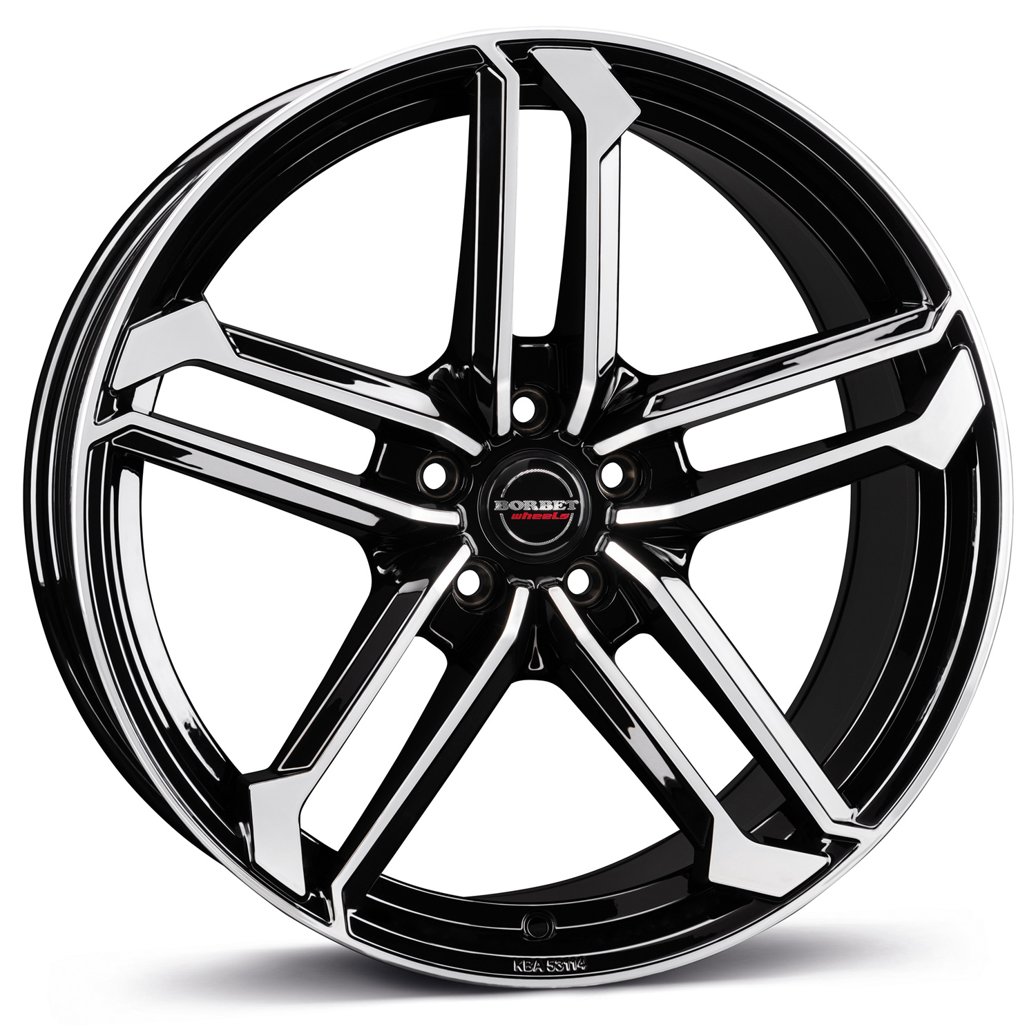 Borbet Wheel ATX 9,5x20 ET45 5x112 20 Inch black polished glossy