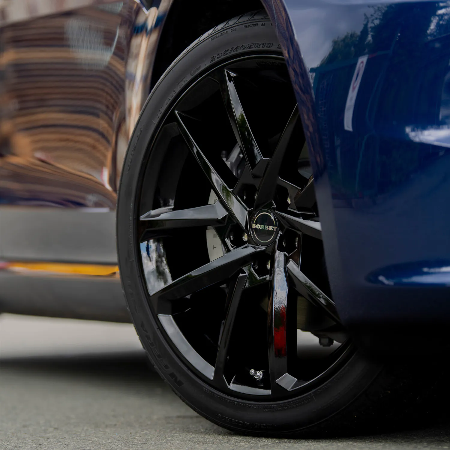 Borbet Wheel N 7,5x18 ET50 5x108 18 Inch black glossy