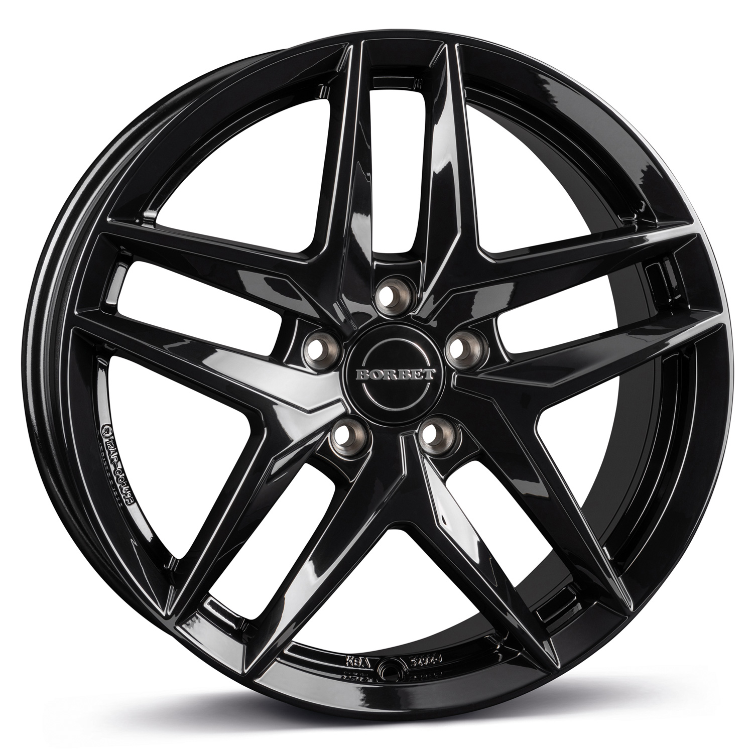Borbet Wheel Z 7,0x17 ET44.5 5x112 17 Inch black glossy