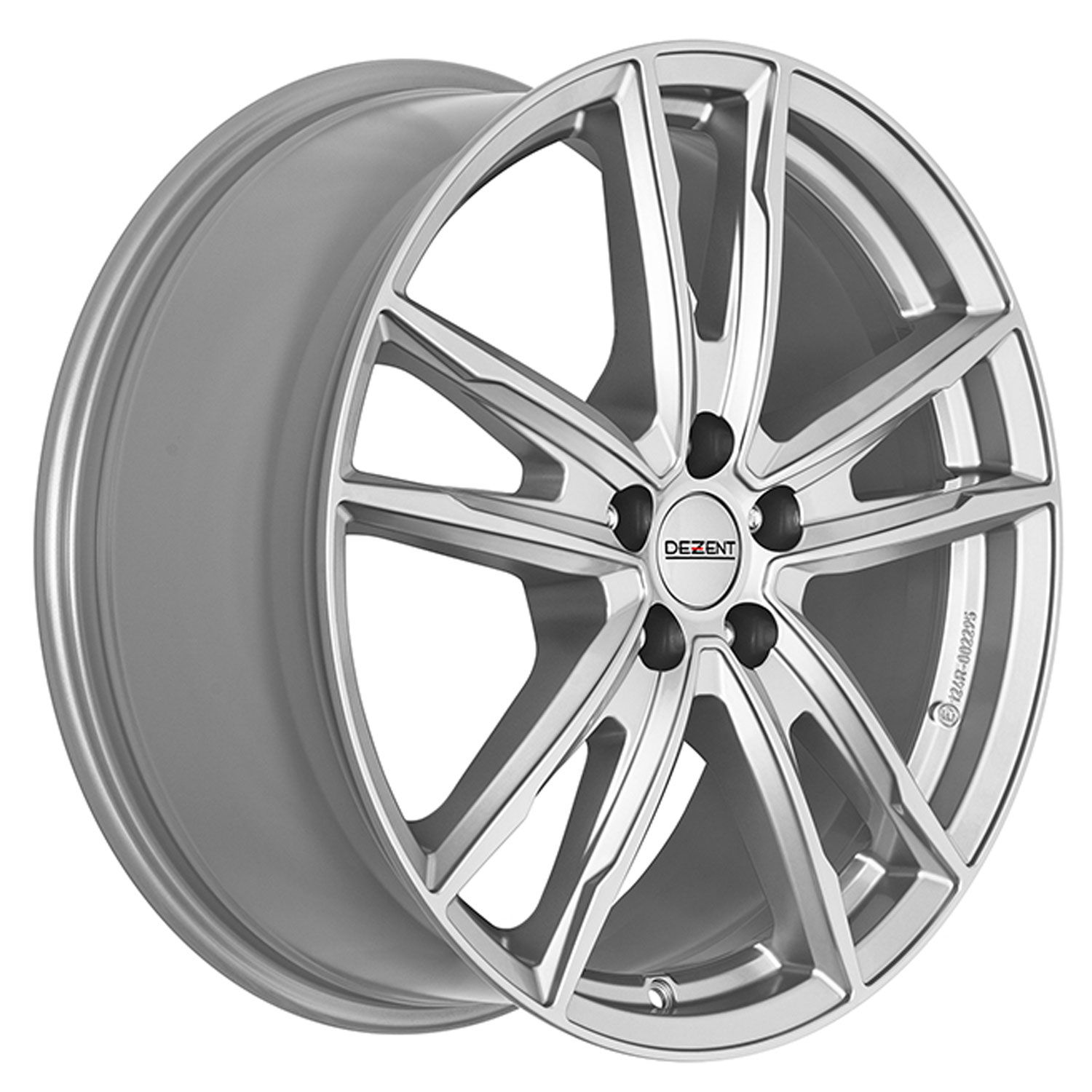 DEZENT wheel KF silver 8.0x18 ET40 5x112 18 Inch