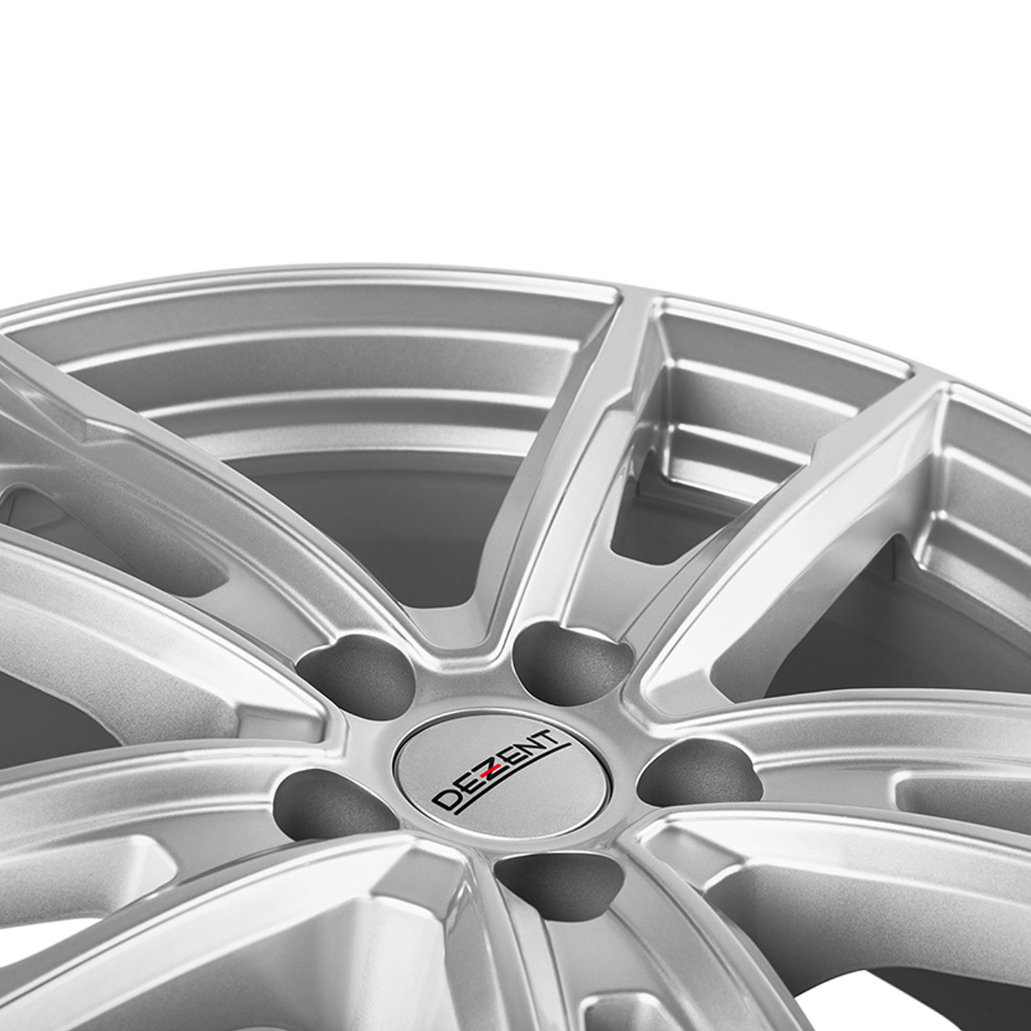 DEZENT wheel KF silver 8.0x18 ET40 5x112 18 Inch