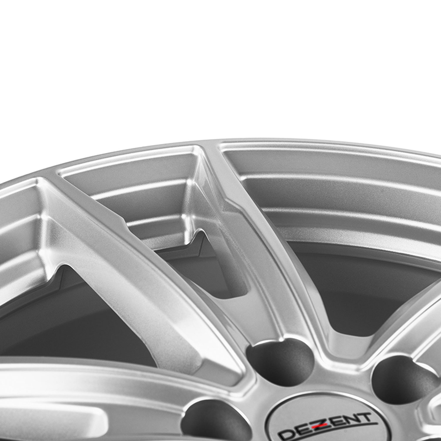 DEZENT wheel KF silver 8.0x18 ET40 5x112 18 Inch