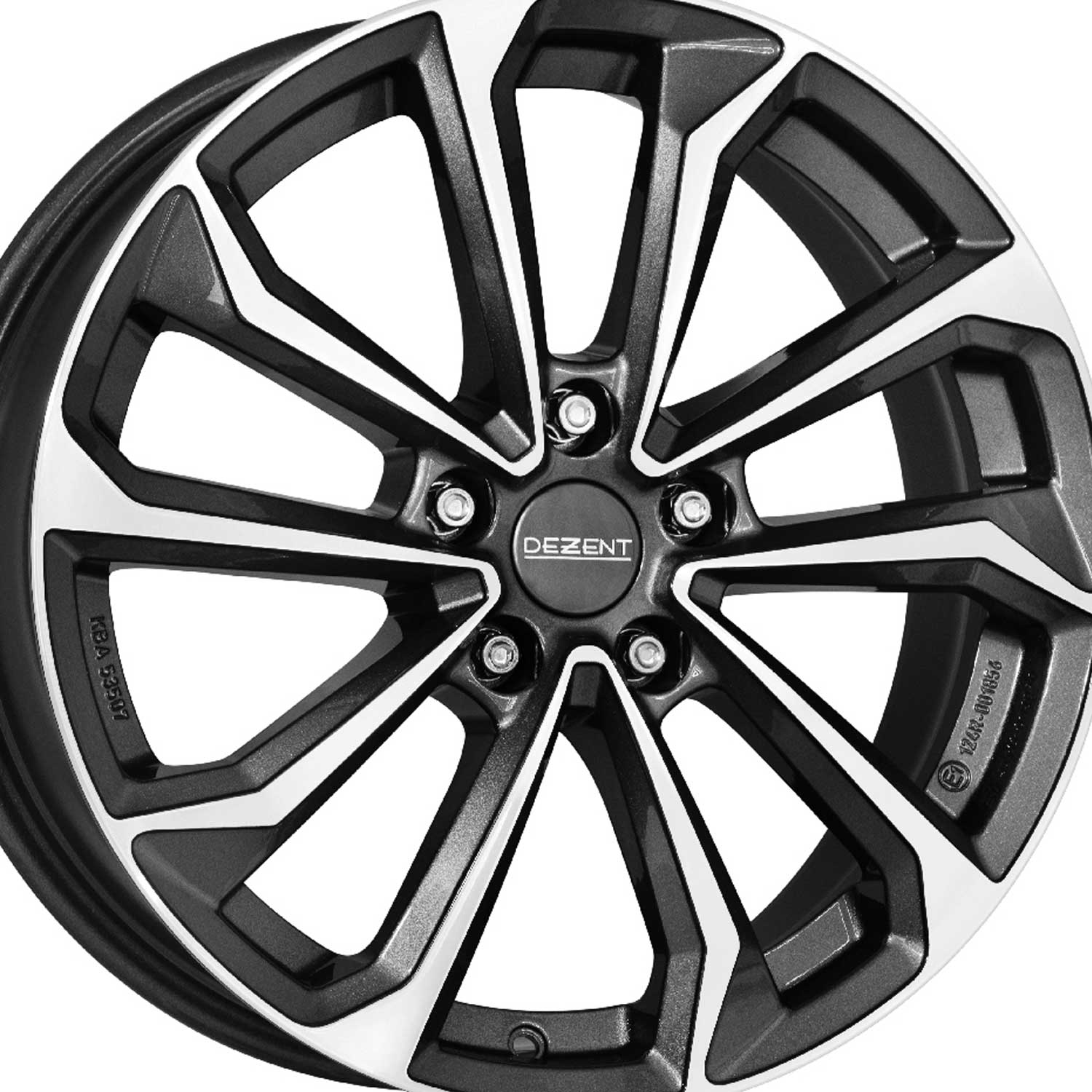 DEZENT wheel KS dark 7.5x18 ET52 5x114.3 18 Inch