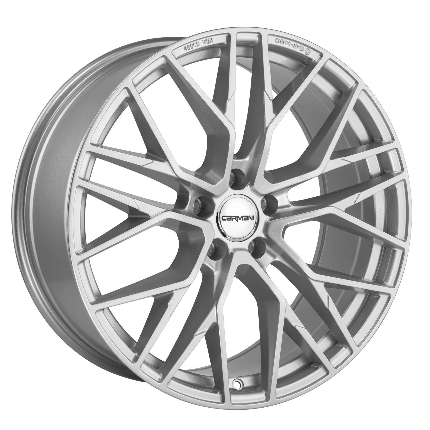 Carmani Wheel 20 Ludwig 6.5x16 ET44 5x112 16 Inch white silver for Aud